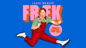 <html>30. August kl. 20.00<br>Stand-up // FRÆK<br>med Lasse Madsen</html>